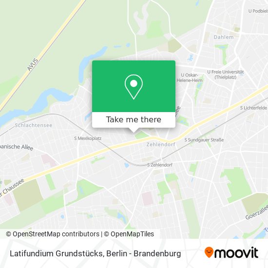 Latifundium Grundstücks map