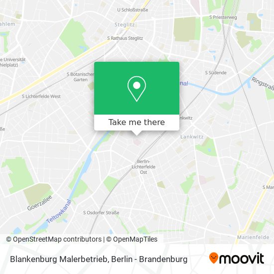 Карта Blankenburg Malerbetrieb