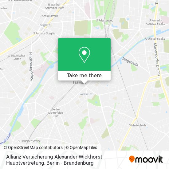 Allianz Versicherung Alexander Wickhorst Hauptvertretung map