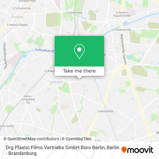 Drg Plastic Films Vertriebs GmbH Büro Berlin map