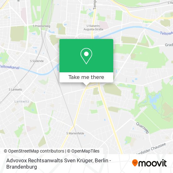 Advovox Rechtsanwalts Sven Krüger map