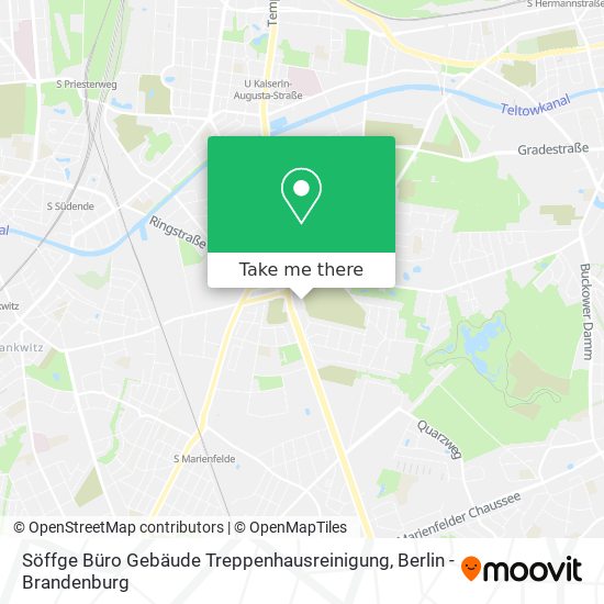 Söffge Büro Gebäude Treppenhausreinigung map