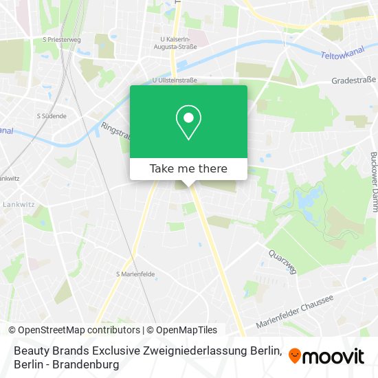 Beauty Brands Exclusive Zweigniederlassung Berlin map