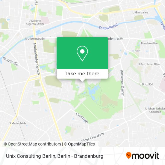 Unix Consulting Berlin map