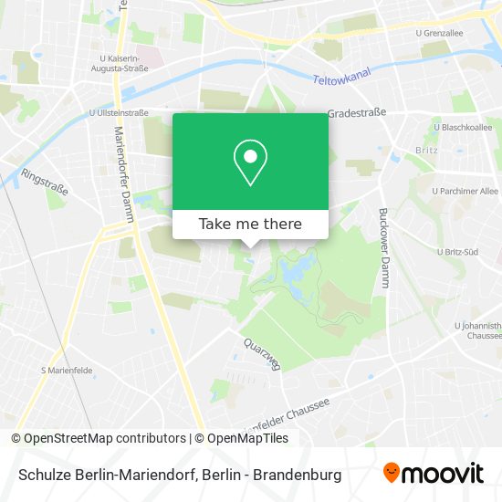Schulze Berlin-Mariendorf map