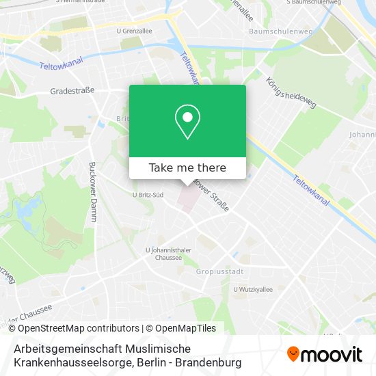 Arbeitsgemeinschaft Muslimische Krankenhausseelsorge map