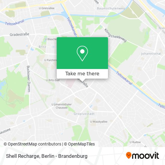 Shell Recharge map