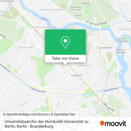 Universitätsarchiv der Humboldt-Universität zu Berlin map