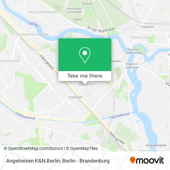 Карта Angelreisen K&N.Berlin