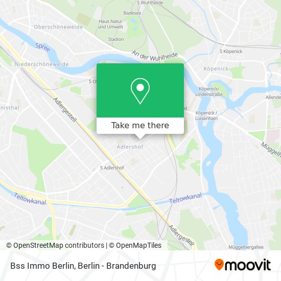 Bss Immo Berlin map