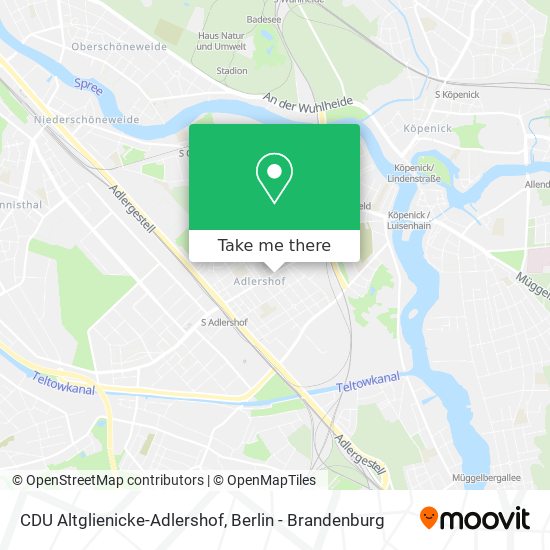 CDU Altglienicke-Adlershof map