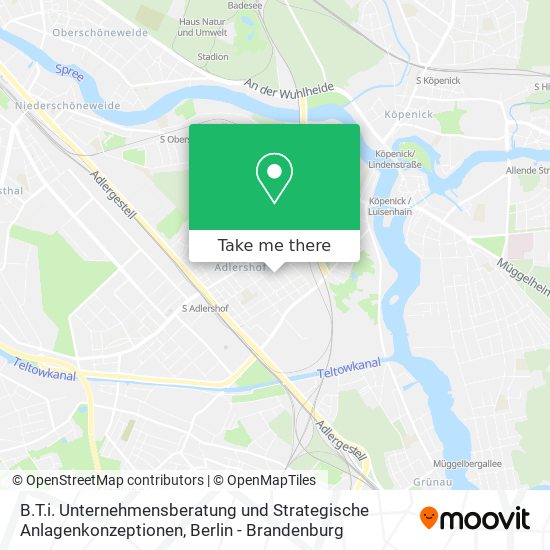 B.T.i. Unternehmensberatung und Strategische Anlagenkonzeptionen map