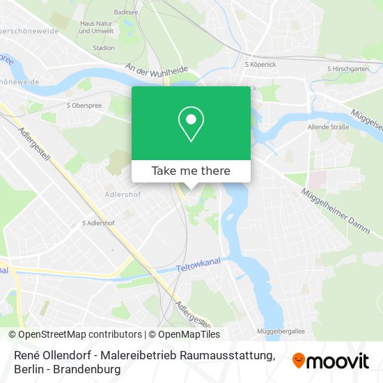 René Ollendorf - Malereibetrieb Raumausstattung map