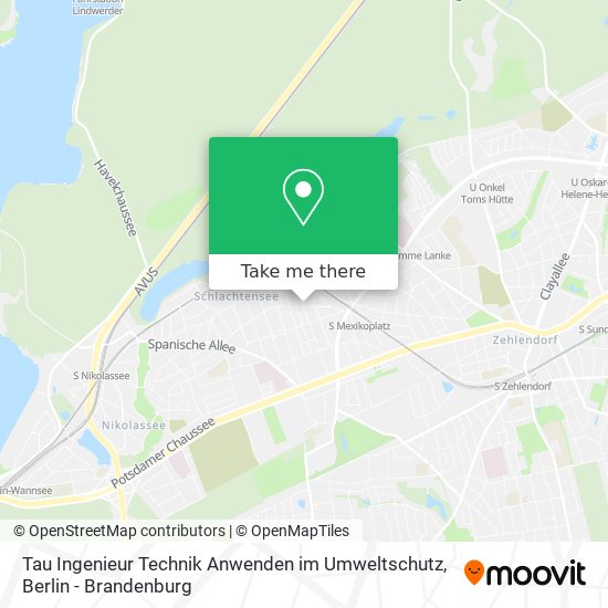 Tau Ingenieur Technik Anwenden im Umweltschutz map