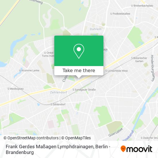 Frank Gerdes Maßagen Lymphdrainagen map