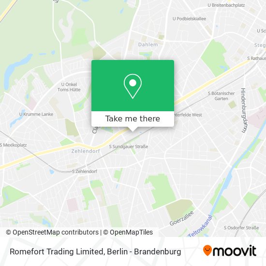 Romefort Trading Limited map