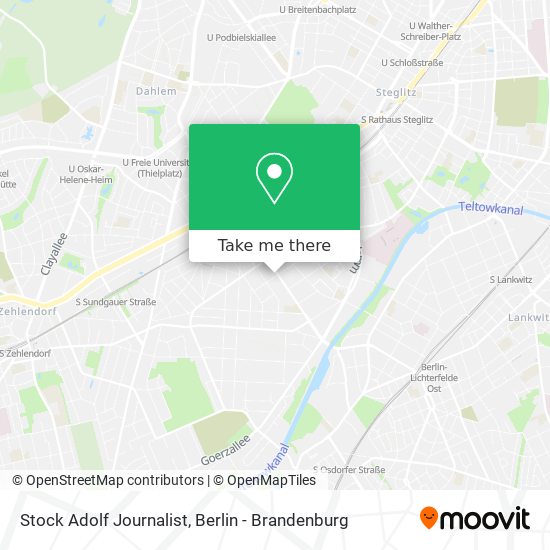 Stock Adolf Journalist map