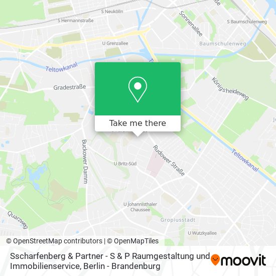 Sscharfenberg & Partner - S & P Raumgestaltung und Immobilienservice map