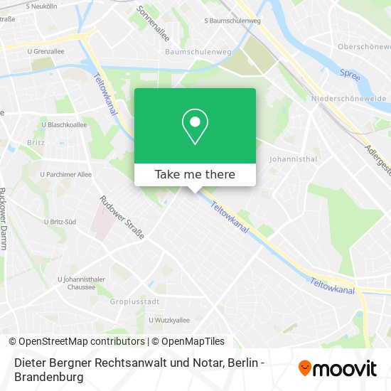 Карта Dieter Bergner Rechtsanwalt und Notar