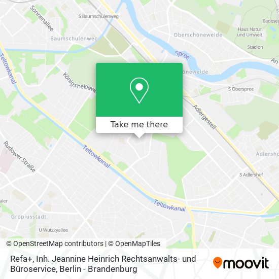 Refa+, Inh. Jeannine Heinrich Rechtsanwalts- und Büroservice map
