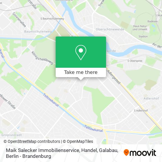 Maik Salecker Immobilienservice, Handel, Galabau map