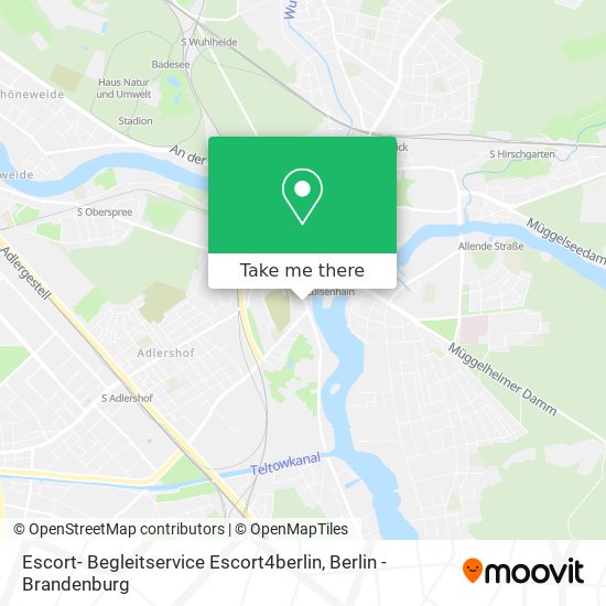 Escort- Begleitservice Escort4berlin map