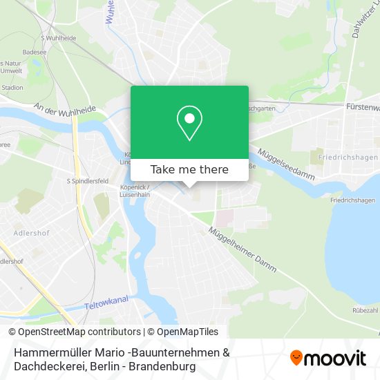 Hammermüller Mario -Bauunternehmen & Dachdeckerei map