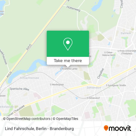 Lind Fahrschule map