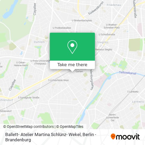 Ballett- Atelier Martina Schlünz- Wekel map