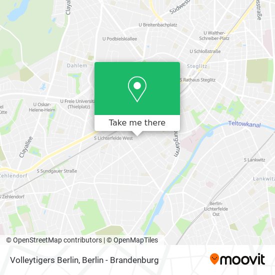 Volleytigers Berlin map