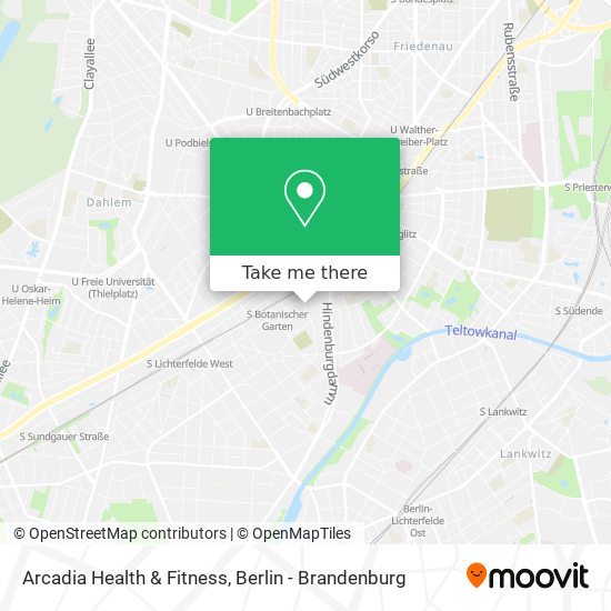 Arcadia Health & Fitness map