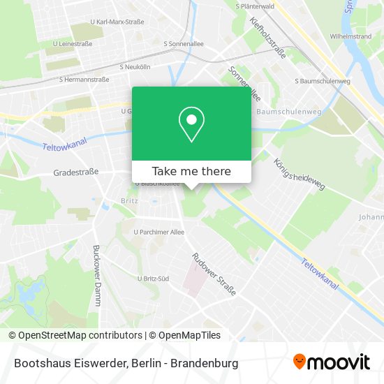 Карта Bootshaus Eiswerder