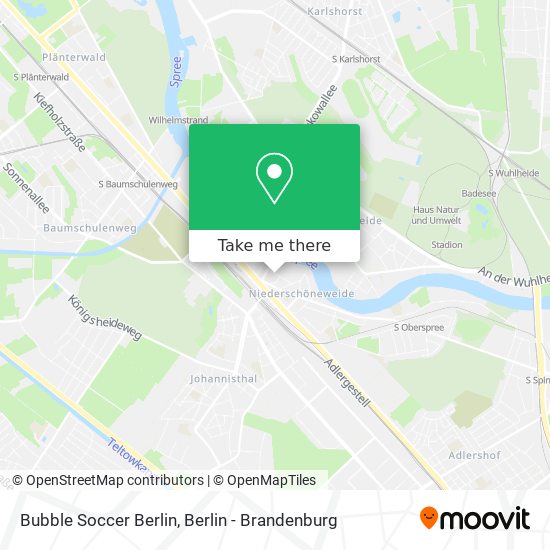 Карта Bubble Soccer Berlin