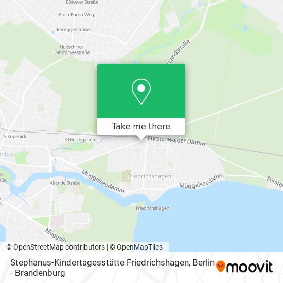 Карта Stephanus-Kindertagesstätte Friedrichshagen