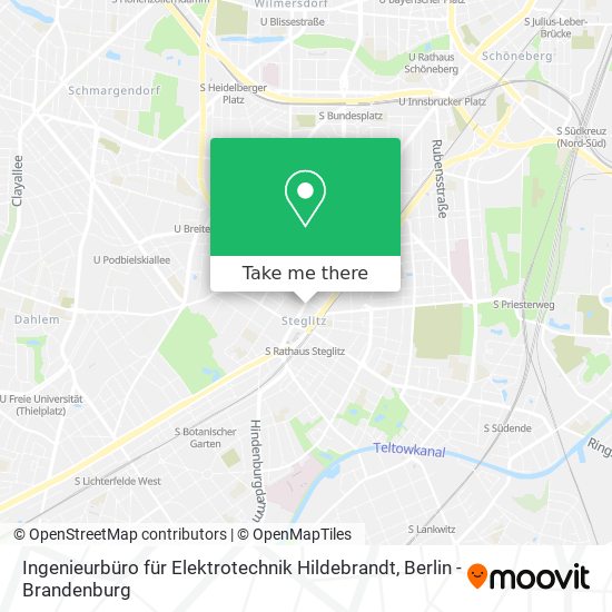 Ingenieurbüro für Elektrotechnik Hildebrandt map