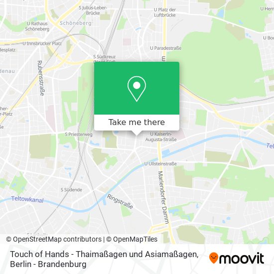 Touch of Hands - Thaimaßagen und Asiamaßagen map