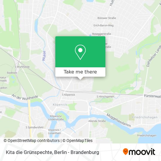 Kita die Grünspechte map