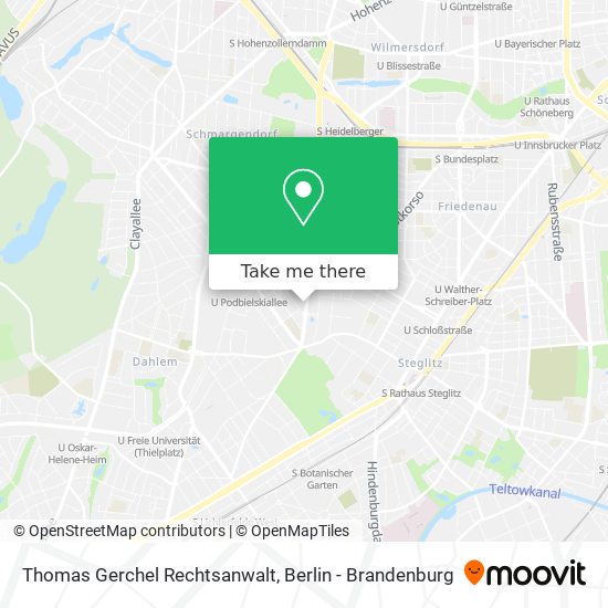 Thomas Gerchel Rechtsanwalt map