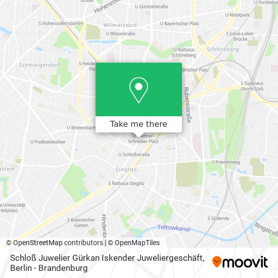 Schloß Juwelier Gürkan Iskender Juweliergeschäft map