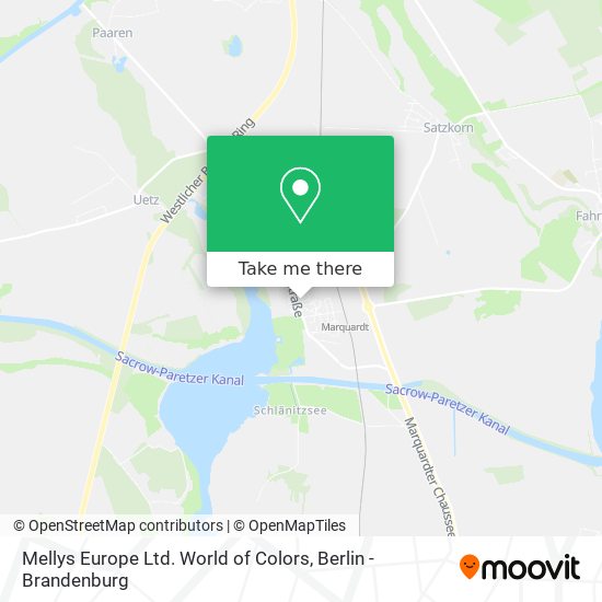 Mellys Europe Ltd. World of Colors map