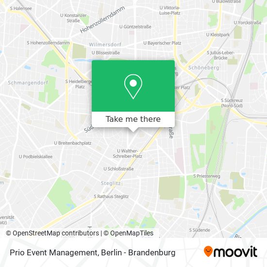 Prio Event Management map