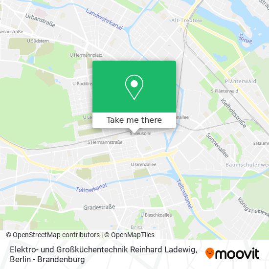 Elektro- und Großküchentechnik Reinhard Ladewig map