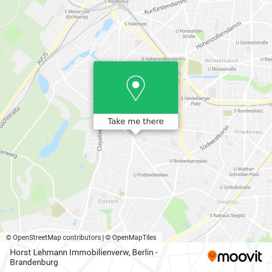 Horst Lehmann Immobilienverw map
