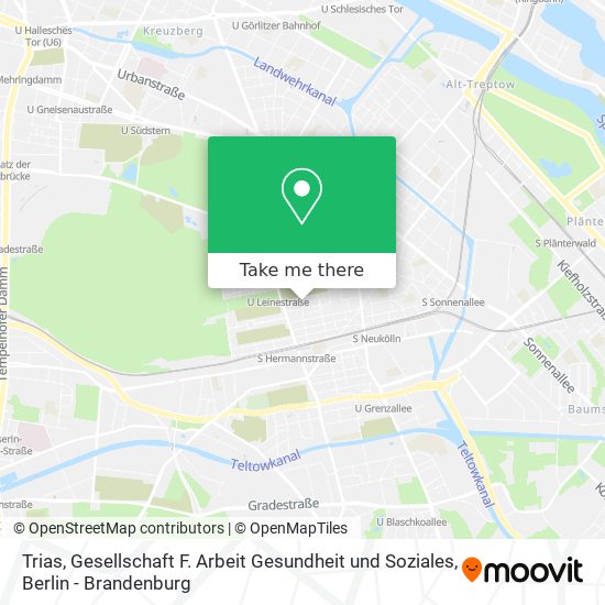 Trias, Gesellschaft F. Arbeit Gesundheit und Soziales map