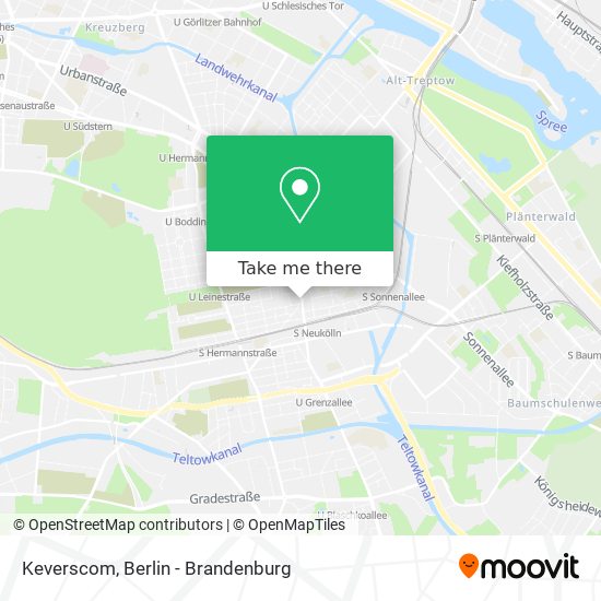 Keverscom map