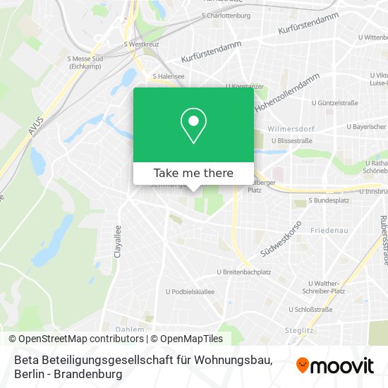 Beta Beteiligungsgesellschaft für Wohnungsbau map