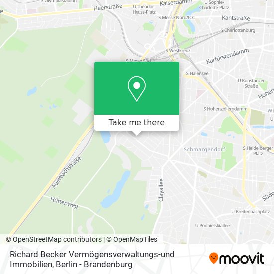 Richard Becker Vermögensverwaltungs-und Immobilien map