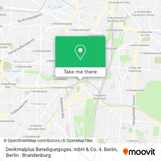 Карта Denkmalplus Beteiligungsges. mbH & Co. 4. Berlin