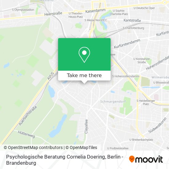 Psychologische Beratung Cornelia Doering map