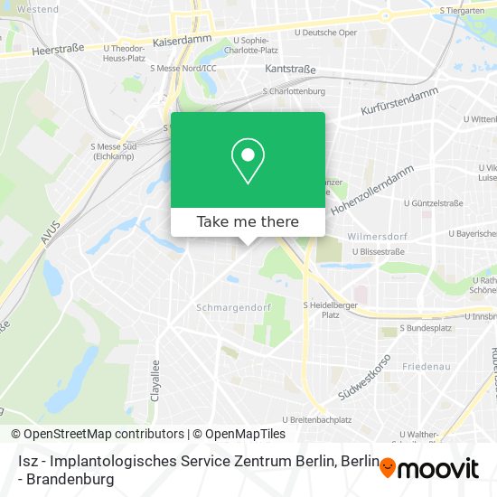 Карта Isz - Implantologisches Service Zentrum Berlin